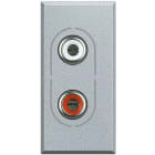 BTICINO - Presa audio - 2 connettori RCA HC4281