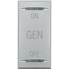 BTICINO - Copritasto Axolute 2 funzioni con simbolo ON GEN OFF HC4911AF