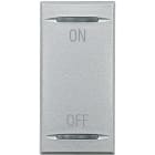 BTICINO - Copritasto Axolute 2 funzioni con simbolo ON OFF HC4911AG