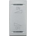 BTICINO - Copritasto Axolute 2 funzioni con simbolo ON OFF regolazione