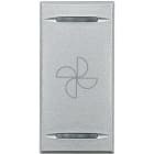 BTICINO - Copritasto Axolute 2 funzioni con simbolo aspiratore HC4911BC