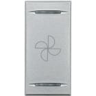 BTICINO - Copritasto Axolute 2 funzioni con simbolo aspiratore