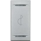 BTICINO - Copritasto Axolute 2 funzioni con simbolo chiave di violino HC4911BE