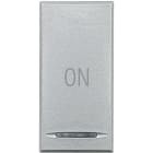 BTICINO - Copritasto Axolute 1 funzione con lente illuminabile simbolo ON HC4915AB