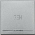 BTICINO - Copritasto Axolute 1 funzione con lente illuminabile simbolo GEN