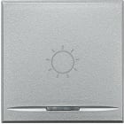 BTICINO - Copritasto 1 funzione con lente illuminabile simbolo luce HC4915/2BA