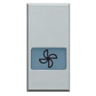 BTICINO - tasto serigrafato \'aspiratore\' illuminabile - 1 modulo - tech