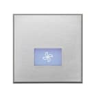BTICINO - tasto serigrafato \'aspiratore\' illuminabile - 2 modulI - tech