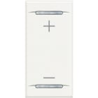 BTICINO - copritasto serigrafati con simbologia + e - funzioni - 1 modulo HD4911AD