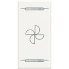 BTICINO - Copritasto Axolute 2 funzioni con simbolo aspiratore. HD4911BC