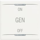 BTICINO - Copritasto Axolute 2 funzioni con simbolo ON GEN OFF HD4911M2AF