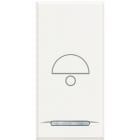 BTICINO - Copritasto Axolute 1 funzione con lente simbolo campana HD4915BB