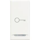 BTICINO - Copritasto Axolute 1 funzione con lente simbolo chiave HD4915BD