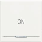 BTICINO - Copritasto Axolute 1 funzione con lente illuminabile simbolo ON HD4915M2AB