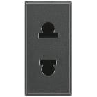 BTICINO - Presa 2P 16A 127/250Vac standard euroamericano HS4125