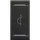 BTICINO - Copritasto Axolute 2 funzioni con simbolo chiave di violino