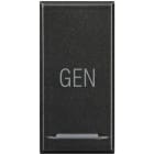 BTICINO - Copritasto Axolute 1 funzione con lente illuminabile simbolo GEN