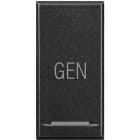 BTICINO - Copritasto Axolute 1 funzione con lente illuminabile simbolo GEN HS4915AC