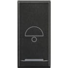 BTICINO - Copritasto Axolute 1 funzione con lente simbolo campana HS4915BB