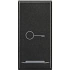 BTICINO - Copritasto Axolute 1 funzione con lente simbolo chiave HS4915BD