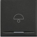 BTICINO - Copritasto Axolute 1 funzione con lente simbolo campana HS4915/2BB