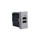 BTICINO - Caricatore USB con due porte tipo A - 15W
