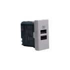 BTICINO - Caricatore USB con una porta tipo A e una tipo C - 15W
