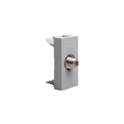 BTICINO - Connettore coassiale TV tipo F - impedenza 75 ohm - aggancio a vite