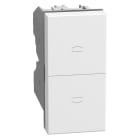 BTICINO - Pulsante doppio 10 A 250 Va.c. 1 P (NO) + 1 P (NO) non interbloccato