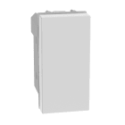 BTICINO - Pulsante doppio 1P (NO) + 1P (NO) 10 A - 250Vac interbloccato - antibatterico JW4037NAB