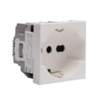 BTICINO - Presa standard Italia P40 2P+T 16 A 250Vac - std Italia e tedesco - antibatterico JW4140A16AB