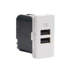 BTICINO - Caricatore USB con due porte tipo A - 15W