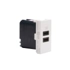 BTICINO - Caricatore USB con due porte tipo C - 15W JW4191CC