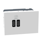 BTICINO - Caricatore USB con due porte tipo C - 63W