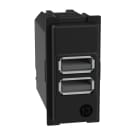 BTICINO - Caricatore USB con due porte tipo A - 15W
