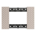 BTICINO - Placca Living Now 3 moduli