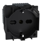 BTICINO - Presa standard Italia P40 con caricatore USB integrato KG4140A16USB