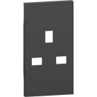 BTICINO - Cover 2 moduli per prese British standard