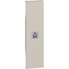 BTICINO - Cover illuminabile con simbolo riscaldamento - 1 modulo, Sand KM01PN