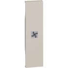 BTICINO - Cover illuminabile con simbolo ventola - 1 modulo, Sand