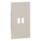 BTICINO - Cover per articoli K4285C2, K4286C2, K4287C2 - 2 moduli, Sabbia