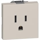 BTICINO - Presa 2P+T 15A 127/250Vac standard americano KM4129