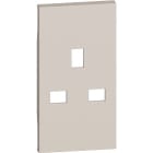 BTICINO - Cover 2 moduli per prese British standard