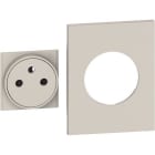 BTICINO - Cover + top per presa standard franco/belga KM55M3F