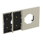 BTICINO - Frame elettrificato con mostrina presa italiana e tedesca KM8104M03