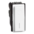 BTICINO - Interruttore 2P 16 AX, 250Vac, illuminabile - 1 modulo, Bianco KW4002