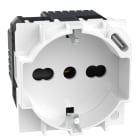 BTICINO - Presa standard Italia P40 con caricatore USB integrato