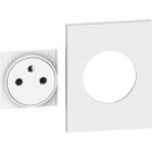 BTICINO - Cover + top per presa standard franco/belga KW55M3F