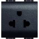 BTICINO - Presa 2P+T 16A 127/250Vac standard euroamericano L4126