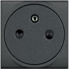BTICINO - presa affleurante standard francese belga 16A 2P+T antracite L4142AF